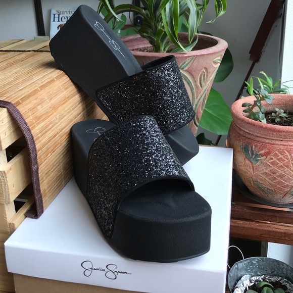 Jessica Simpson platform slide sandals - Picture 6 of 14